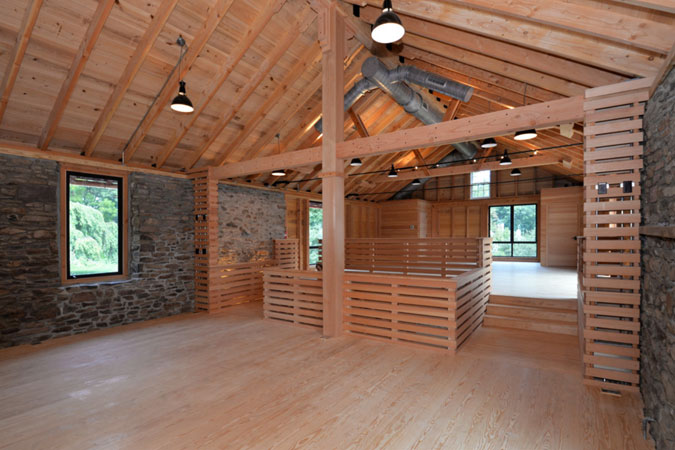 Stone Creek Barns Interior - John Gehri Zerrer - Builder